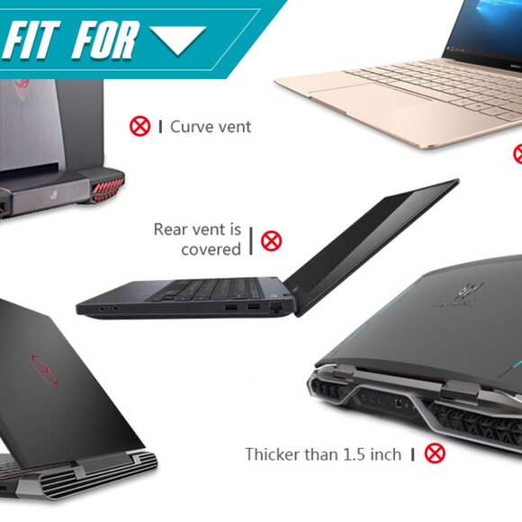 NEW!! Laptop FAST Cooling Fan, Perfect for Gaming or any laptop, 13 Wind Speed!! - Picture 12 of 12